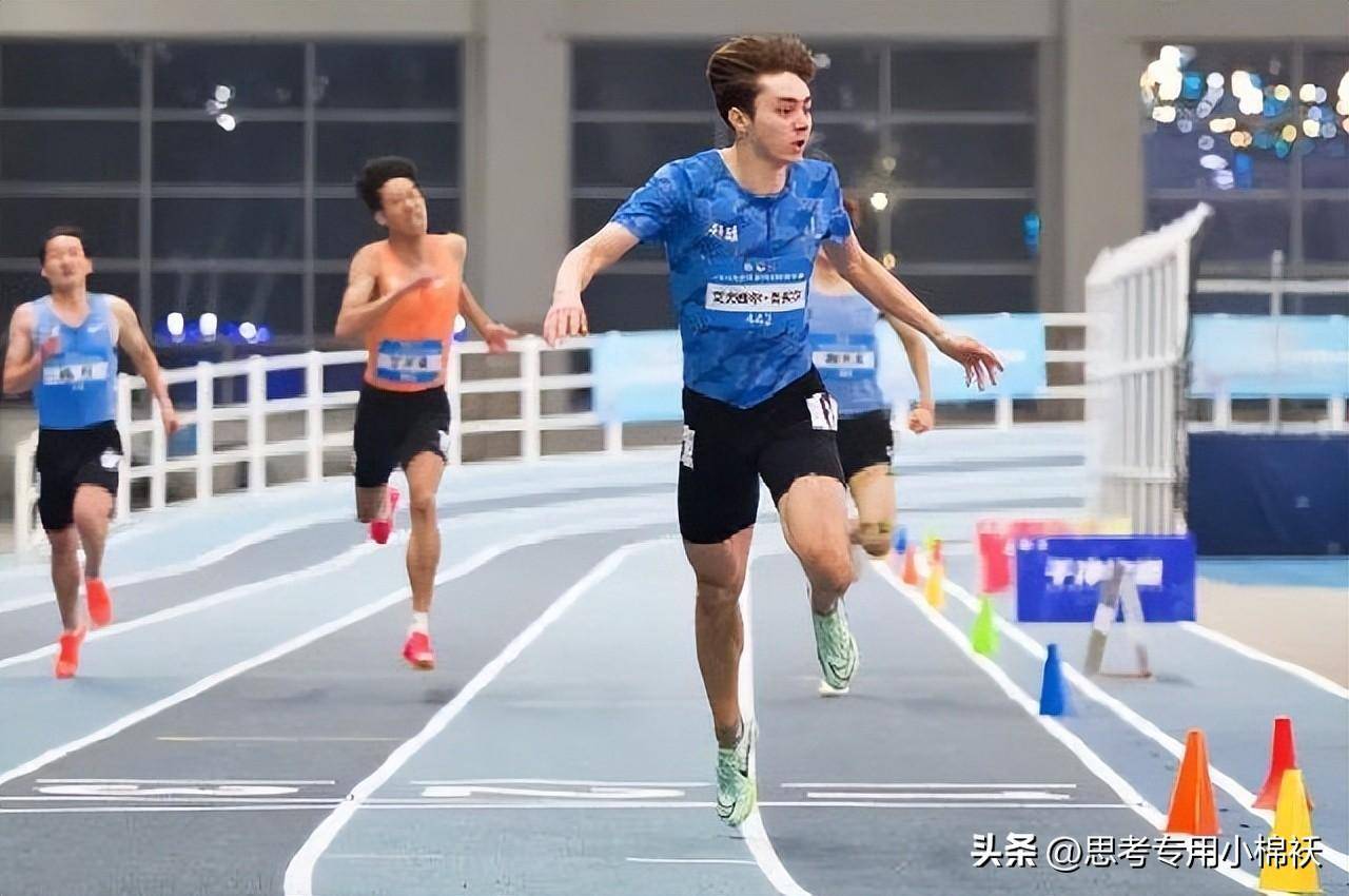 美国田径选手突破自己打破赛场记录